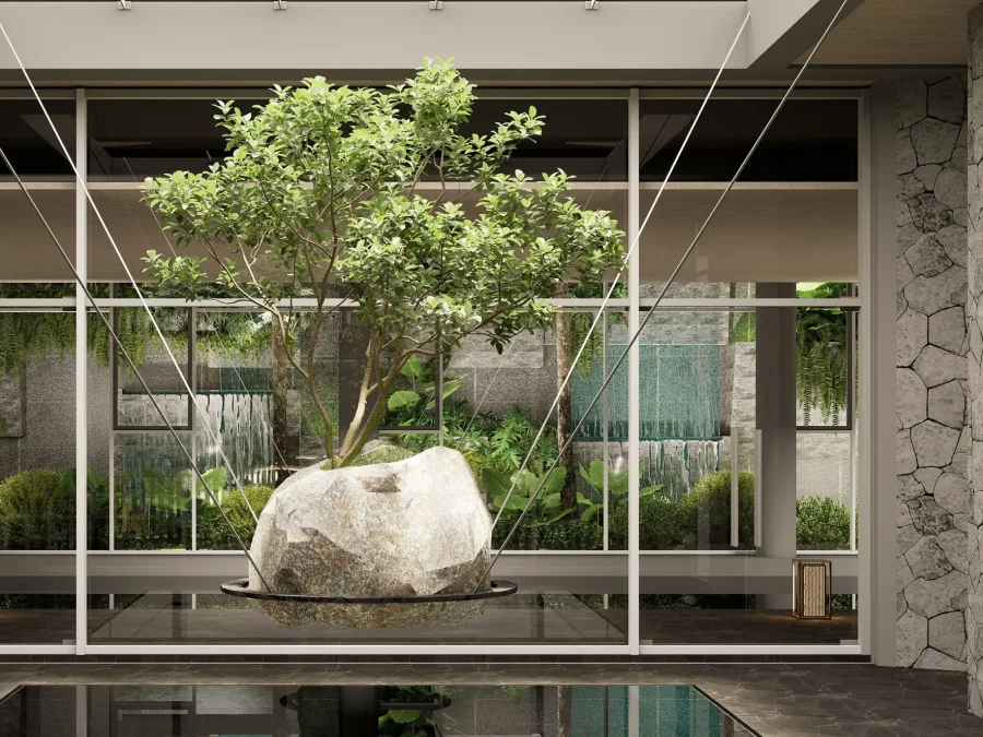 Vườn Treo The Courtyard (The Courtyard) – Clubhouse The Courtyard – The Fullton Regal