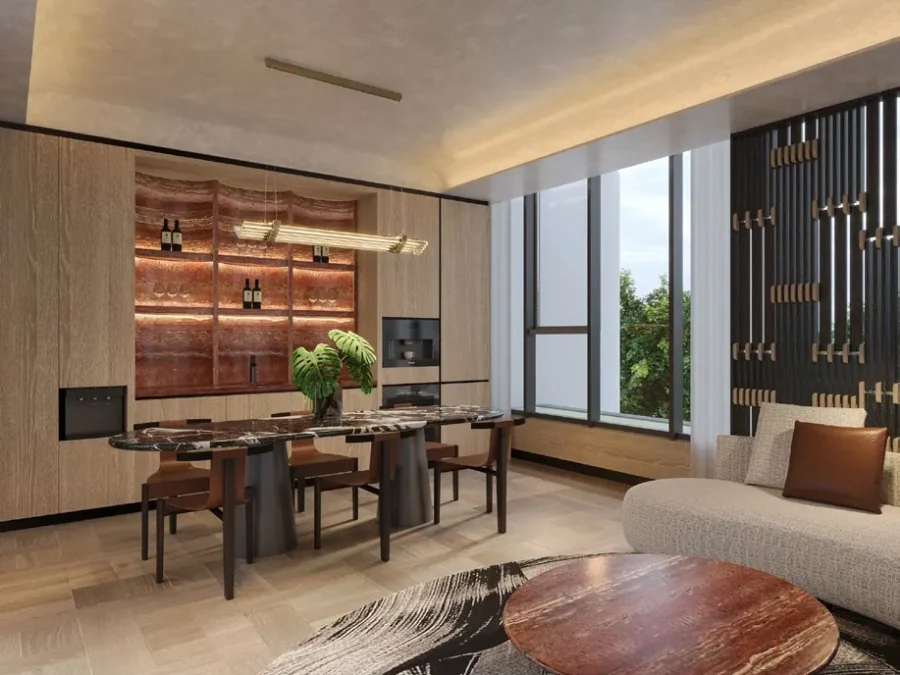 Sảnh Ẩm Thực (Gourmet Suite) – Clubhouse The Courtyard – The Fullton Regal