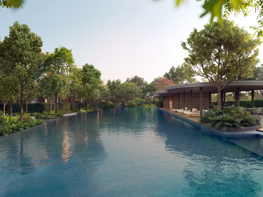 Hồ Bơi Azure 50m (50m Azure Resort Pool) – Công Viên East – The Fullton Regal